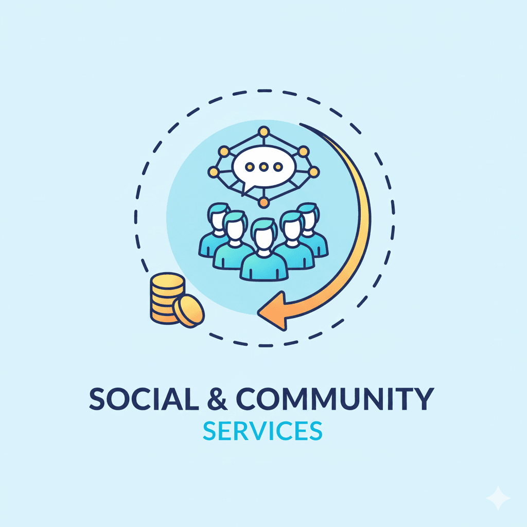 Social and community development services